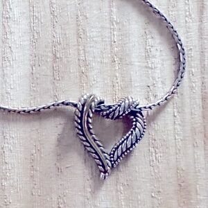 Brighton Silver Heart Necklace